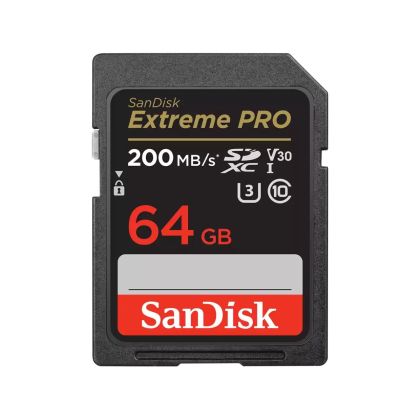 Card de memorie SANDISK Extreme PRO SDHC, 64 GB, UHS-1, clasa 10, U3, 90 MB/s