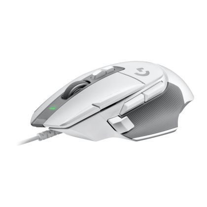 Mouse pentru jocuri Logitech, G502 X, optic, cu fir, USB, alb