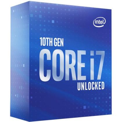 Procesor Intel Comet Lake-S Core I7-10700K 8 nuclee, 3,8 Ghz (Până la 5,10 Ghz), 16 MB, 125 W, LGA1200, BOX
