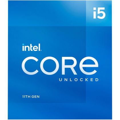 Procesor Intel Rocket Lake Core i5-11600K, 6 nuclee 3,90 Ghz (Până la 4,90 Ghz) 12 MB, 125 W, LGA1200, BOX