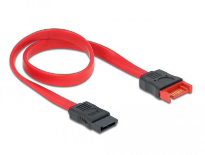 Delock SATA 6 Gb/s Extension Cable 50 cm red