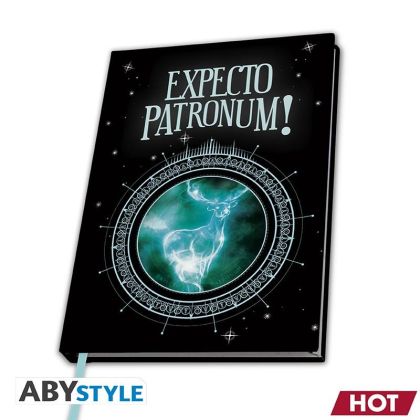 Caiet ABYSTYLE HARRY POTTER Premium Heat Change Patronus, A5, 180 pagini