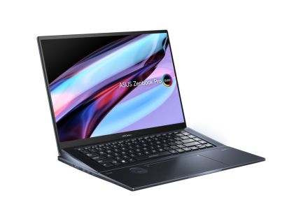 Laptop Asus Zenbook Pro 16X OLED UX7602ZM-OLED-ME951X, Intel i9-12900H 2,5 GHz (8-core/20 fire, 24MB cache, până la 5,0 GHz), 16" 4K (3840 x 2400) Touch:10 OLED raport de aspect, LPDDR5 32G (ON BD), 2TB SSD, NVIDIA GeForce RTX 3060 6GB, Num Pad, Win 11 Pr