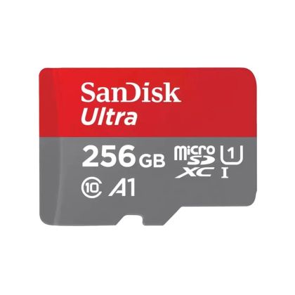 Card de memorie SANDISK Ultra microSDXC, 256 GB, A1, UHS-I, U1, Clasa 10, 150 MB/s, Adaptor