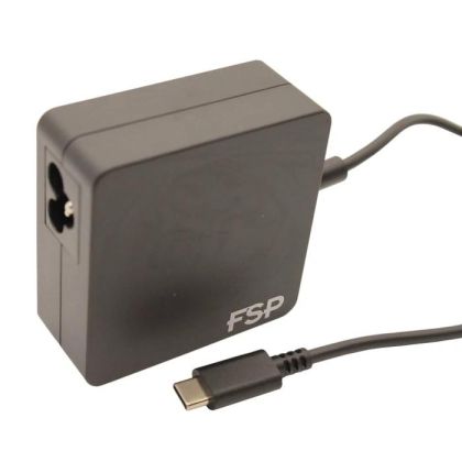 Alimentare universala (incarcator) pentru laptop FSP NB 65W, USB Type-C, Negru
