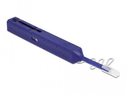 Instrument de curățare DeLock 86840, Pentru conectori optici, 1,25 mm, Albastru