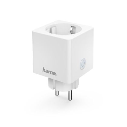 Priză inteligentă HAMA Mini, WiFi, 3680W, 16A, măsurarea consumului total de energie