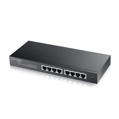 Switch ZyXEL GS1900-8 v2, 8 port GbE L2 smart switch, desktop, fanless