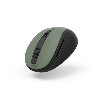 Mouse fără fir Hama MW-400 V2, 6 butoane, Ergonomic, USB, Verde