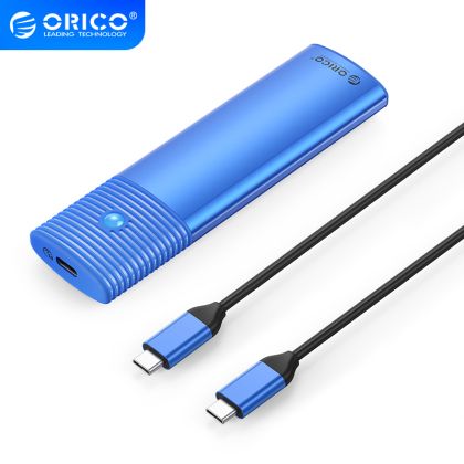 Cutie externă Orico pentru stocare pe disc - Carcasă - M.2 NVMe M/B key 10 Gbps Blue - PWM2-G2