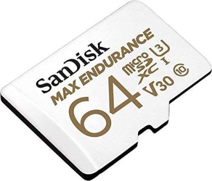 Card de memorie SANDISK MAX Endurance, micro SDXC UHS-I, U3, 64GB, Clasa 10, Adaptor SD