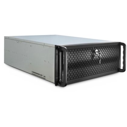 Carcasă pentru server InterTech 4U-4129L - Mini ITX, mATX, μATX, ATX, SSI EEB, negru