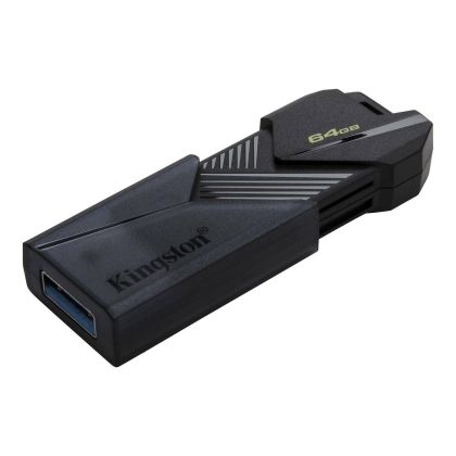 Stick de memorie USB KINGSTON DataTraveler Exodia Onyx, 64 GB, USB 3.2 Gen 1, negru