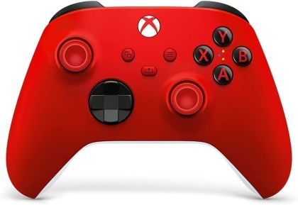 Controler de jocuri Microsoft, pentru Xbox, fără fir, roșu