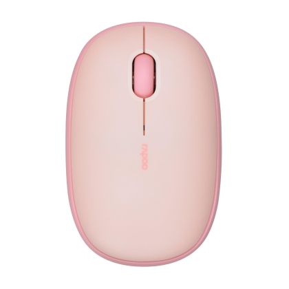 Mouse optic fără fir RAPOO M660, Multi-mod, conexiune cu 3 căi, Silențios, Roz