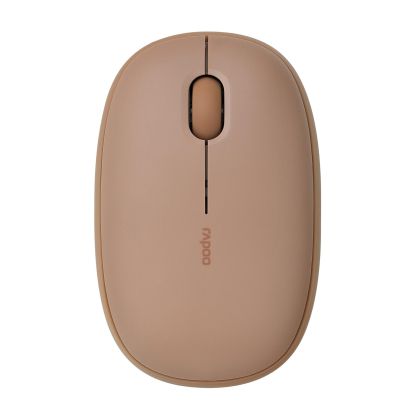 Mouse optic fără fir RAPOO M660, Multi-mode, conexiune cu 3 căi, Silențios, Maro