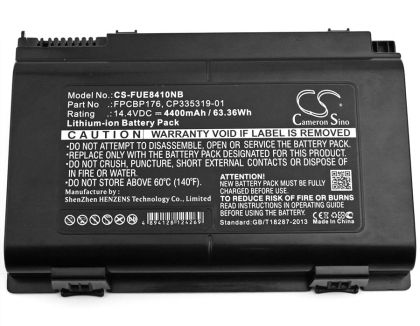 Baterie pentru laptop Fujitsu LifeBook E8410 E8420 E780 N7010 AH550 NH570 14.4V 4400mAh CAMERON SINO