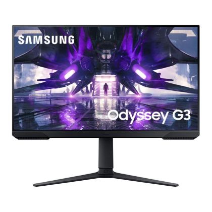 Monitor Samsung 24G30A 24" Odyssey G3, VA, 144 Hz, 1 ms (MPRT), 250 cd/m2, 3000: 1, 1920x1080, Mega DCR, AMD FreeSync Premium, Display Port, HDMI, negru