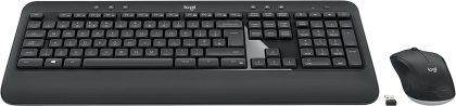 Set tastatură și mouse Logitech MK540, fără fir, 2,4 GHz, negru