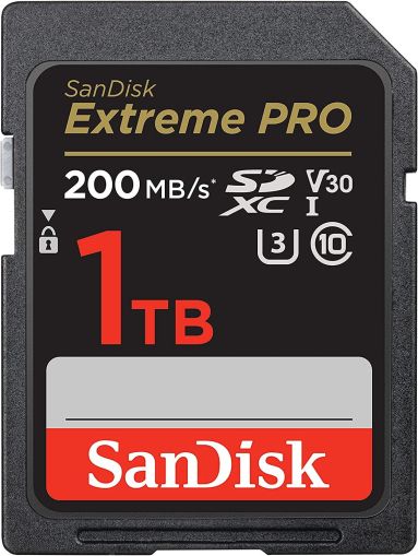 Card de memorie SANDISK Extreme PRO SDHC, 1TB, UHS-1, Clasa 10, U3, 140 MB/s