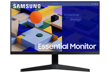 Monitor Samsung 24C314 24", LED IPS, 75 Hz, 5ms, 1920x1080, 250cd/m2, 1000: 1 Contrast, Flicker Free, Freesync, D-Sub, HDMI, 178°/178°, Negru