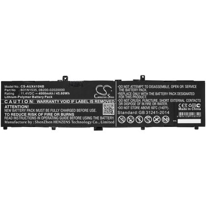 Baterie pentru laptop ASUS UX310 UX410A B31N1535 CS-AUX410NB 11.1V 4400mAh CAMERON SINO