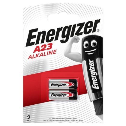 Baterie alcalina ENERGIZER A23 LR23, 12V, Pentru alarme, 2 buc. blister /pret pentru 2 baterii/