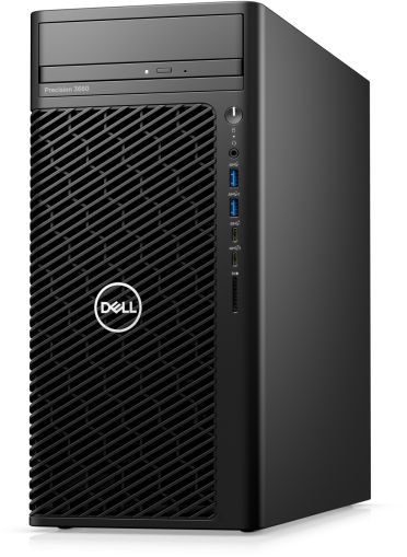 Stație de lucru Dell Precision 3660 Tower, Intel Core i9-13900K (36M Cache, până la 5,8 GHz), 32GB (2X16GB) UDIMM DDR5 4400MHz, 1TB SSD PCIe M.2, Video integrat, DVD RW, Tastatură și Mouse, Windows 1001 Pro W , 3 ani ProSpt