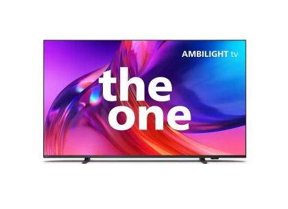 Televizor Philips 55PUS8518/12, 55" THE ONE, UHD 4K LED, 120 Hz, 3840x2160, DVB-T/T2/T2-HD/C/S/S2, Ambilight 3, HDR10+, HLG, Google TV, Dolby Vision, Atmos, Quad Core P5 Perfect cu Al, 16GB, VRR, HDMI, 2xUSB, Cl+, WCG 90% DCI/P3, 802.11ac, Lan, 20W RMS, A