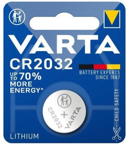 Baterie buton litiu VARTA CR2032 3V 1 buc. într-un blister