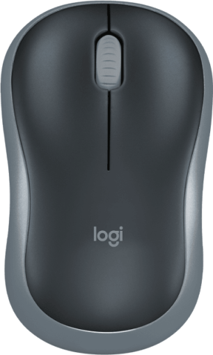 Mouse optic wireless LOGITECH M185, gri, USB