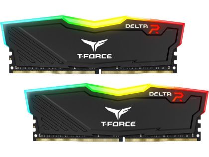 Memorie Team Group T-Force Delta RGB Black DDR4 - 16GB (2x8GB) 3200MHz CL16-20-20-40 1.35V