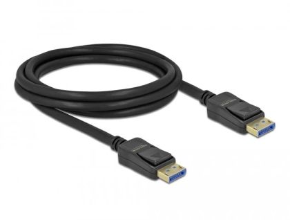 Cablu Delock DisplayPort 2.0 tată - DisplayPort tată, 2,0 m, 10K, negru