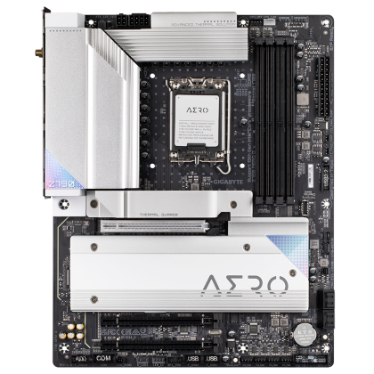 Placa de baza GIGABYTE Z790 AERO G LGA 1700, PCIe 5.0, ATX, Wi-Fi 6E, RGB Fusion, DDR5