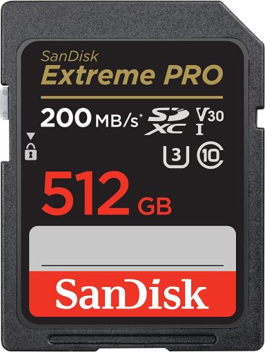 Card de memorie SANDISK Extreme PRO SDHC, 512 GB, UHS-1, Clasa 10, U3, 140 MB/s