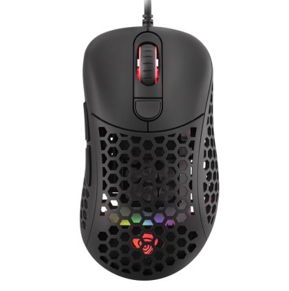 Mouse Genesis Ultralight Gaming Mouse Xenon 800 16000 dpi RGB Black
