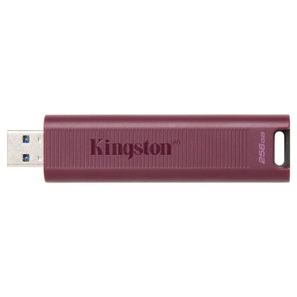 Stick de memorie USB KINGSTON DataTraveler Max 256 GB, USB-A 3.2 Gen 2, roșu