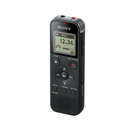 Recorder Sony ICD-PX470, 4GB, stereo, slot pentru card de memorie micro SD, Direct USB, negru