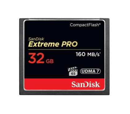 Card de memorie SANDISK Extreme PRO, CompactFlash, 32GB VPG-65, 160 Mb/s