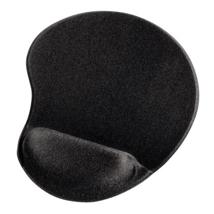 Mouse pad HAMA Ergonomic, Mini, Textil, Negru