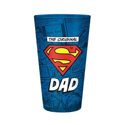 DC COMICS - Large Glass - 400ml - THE ORIGINAL "S" DAD