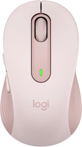 Mouse fără fir Logitech Signature M650 L - Rose, USB
