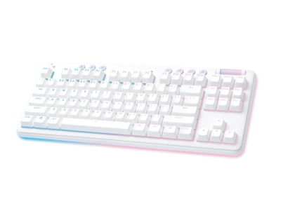 Wireless Gaming Mechanical keyboard Logitech G 715 TKL, Tactile, RGB LED, US Layout, White