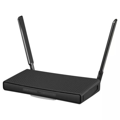 Router MikroTik hAP ax3, 2,4/5 GHz, 574 - 1200 Mbps, 1x ieșire PoE, negru