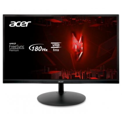 Monitor Acer Nitro XF270S3biphx, 27" VA, Anti-Glare, FHD 1920x1080, ZeroFrame, FreeSync Premium, 180Hz, 1ms, 100M:1, 300 cd/m2, 1xDP, HDMI, HDR 10 Ready, Audio in/out, Tilt, Acer Display Widget, Black