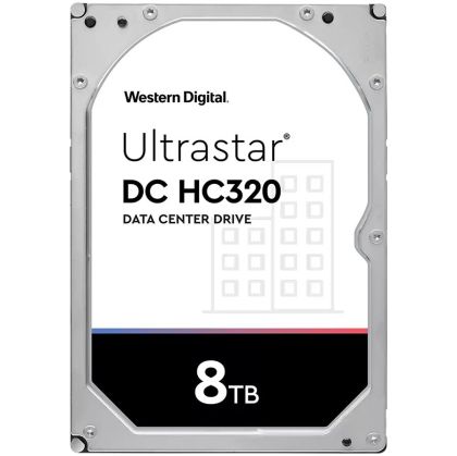 Western Digital Ultrastar DC HDD Server 7K8 (3,5 inchi, 8TB, 256MB, 7200 RPM, SATA 6Gb/s, 512E SE), SKU: 0B36404