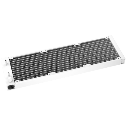 DeepCool LE720 WH, răcitor de lichid pentru procesor de 360 mm, ventilatoare ARGB PWM 3x120 mm, tehnologie anti-scurgere, partea superioară a pompei ARGB, alb, Intel LGA 1700/1200/115x, AMD AM5/AM4, 3 ani garanție