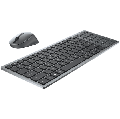 Tastatură și mouse fără fir Dell pentru mai multe dispozitive - KM7120W - SUA Internațional (QWERTY)