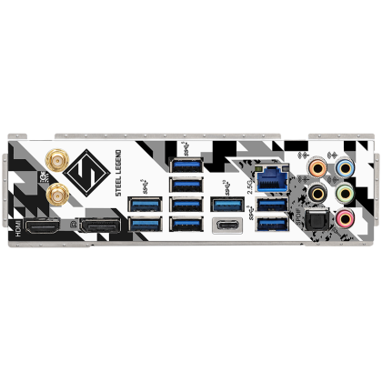 ASROCK MB Desktop Z790 Steel Legend (S1700, 4x DDR5, 1x PCIe 5.0 x16, 1x PCIe 4.0 x16, 1x PCIe 3.0 x1, 4x Hyper M.2, 1x Blazing M.2, 8x SATA3, 2x USB-C, 16x USB 3.2 , 5x USB 2.0, 1x RJ-45 2.5GB Lan, 802.11ax Wi-Fi 6E Module, 1x HDMI, 1x DP, ATX
