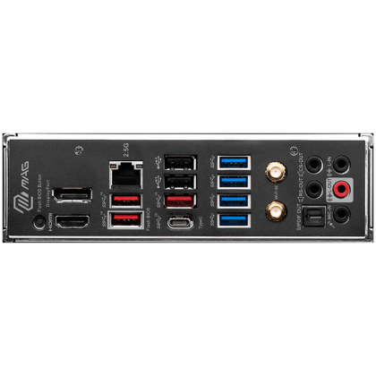 MSI Main Board Desktop MAG B650 TOMAHAWK WIFI (AM5,4x DDR5,HDMI,DP,2x PCI-E x16,1x PCI-E x1,3xM.2,6xSATA 6G,6x USB 2.0,6x USB 3.2 Gen1 Type A,3x USB 3.2 Gen2 Type A, 1x USB 3.2 Gen2 Type C, 1x USB 3.2 Gen2x2 Type C, 2.5GLAN, Wi-Fi 6E, BT5.2 ATX